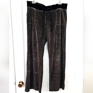 Velour Black Pants